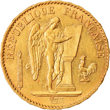 Münze, Frankreich, Génie, 20 Francs, 1878, Paris, SS+, Gold, KM:825