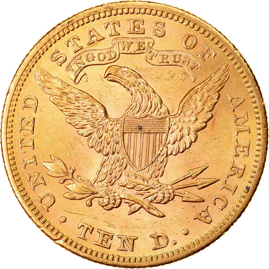 Coin, United States, Coronet Head, $10, Eagle, 1900, Philadelphia, AU(55-58)