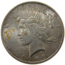 United States, Peace Dollar, Dollar, 1923, Philadelphia, KM #150, AU(55-58),...