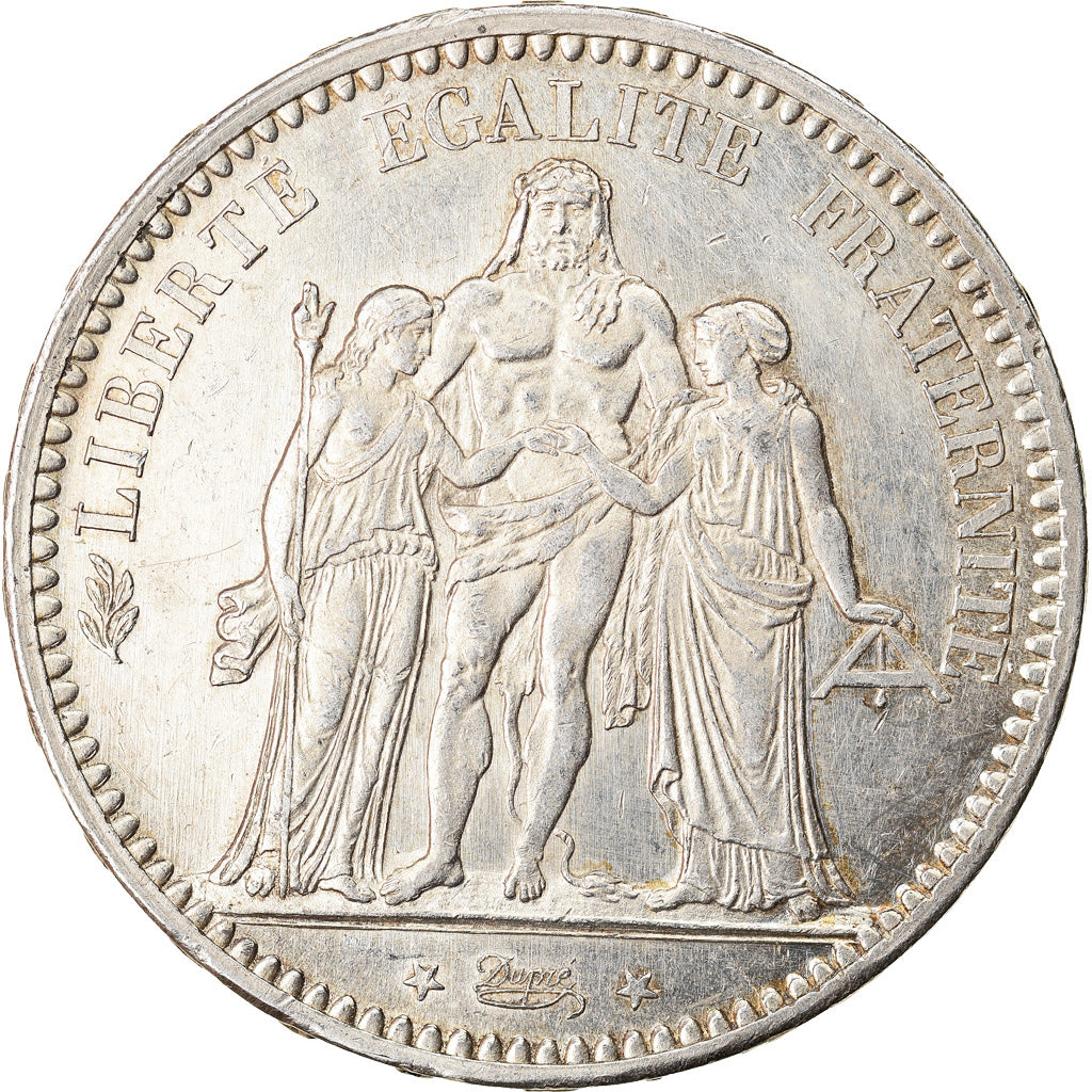 Coin, France, Hercule, 5 Francs, 1873, Paris, MS(60-62), Silver, KM:820.1