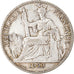 Moeda, INDOCHINA FRANCESA, 20 Cents, 1923, Paris, VF(20-25), Prata, KM:17.1
