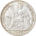 Coin, FRENCH INDO-CHINA, 20 Cents, 1937, Paris, EF(40-45), Silver, KM:17.2