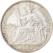 Monnaie, FRENCH INDO-CHINA, 20 Cents, 1937, Paris, TTB, Argent, KM:17.2
