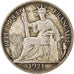 Coin, FRENCH INDO-CHINA, 20 Cents, 1921, Paris, VF(30-35), Silver, KM:17.1