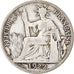 Coin, FRENCH INDO-CHINA, 20 Cents, 1922, Paris, VF(20-25), Silver, KM:17.1