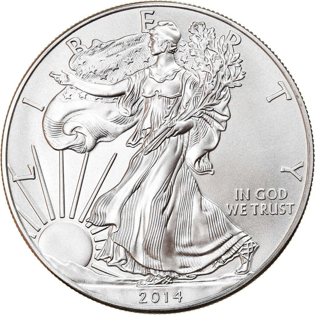 Coin, United States, 1 Dollar, 2014, MS(65-70), Silver, KM:New
