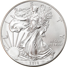 Coin, United States, 1 Dollar, 2014, MS(65-70), Silver, KM:New