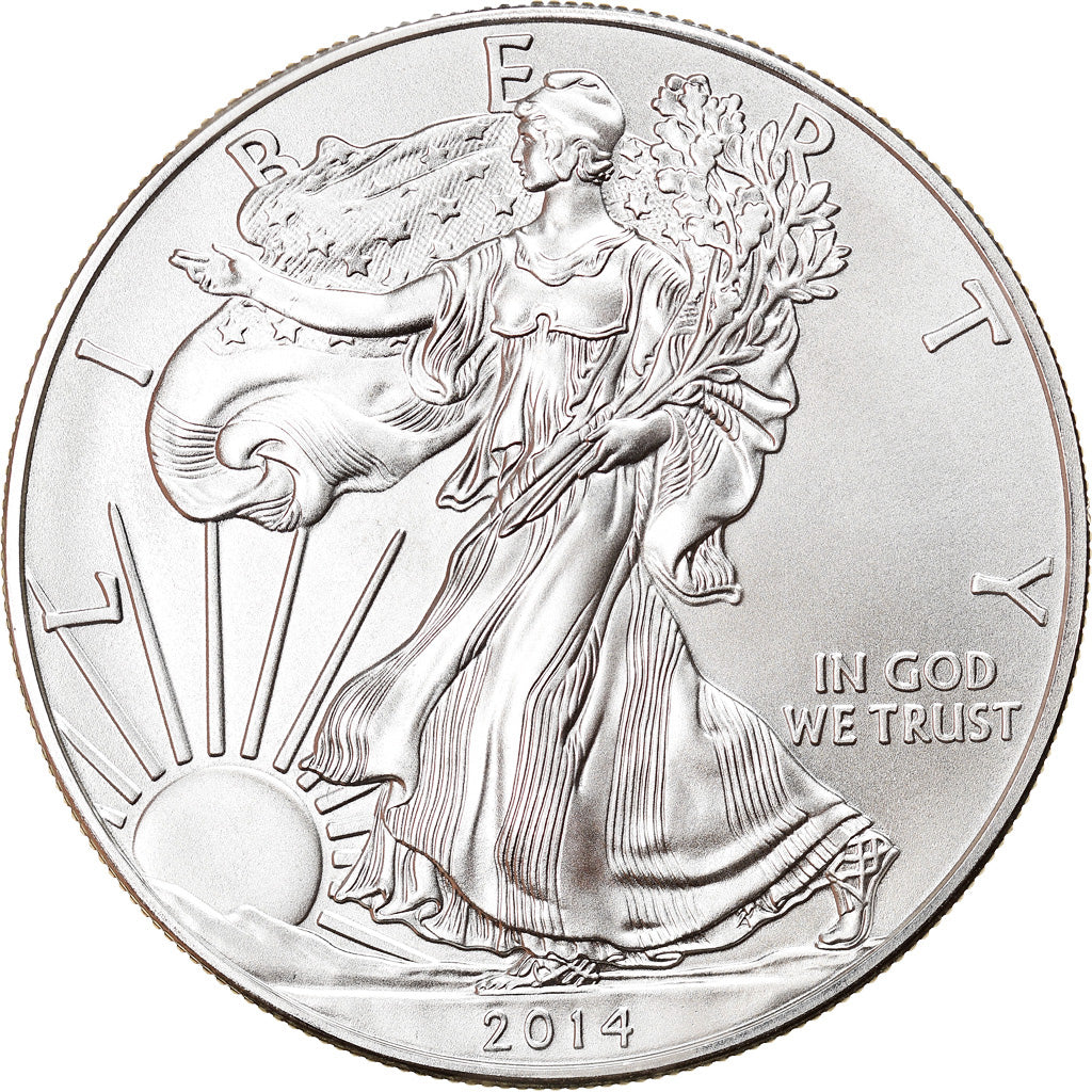 Coin, United States, 1 Dollar, 2014, MS(65-70), Silver, KM:New