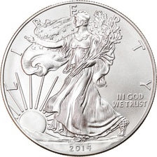 Coin, United States, 1 Dollar, 2014, MS(65-70), Silver, KM:New