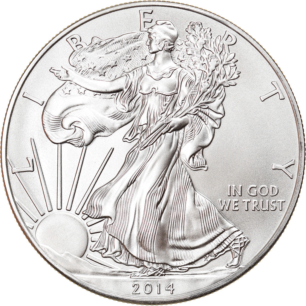 Coin, United States, 1 Dollar, 2014, MS(65-70), Silver, KM:New