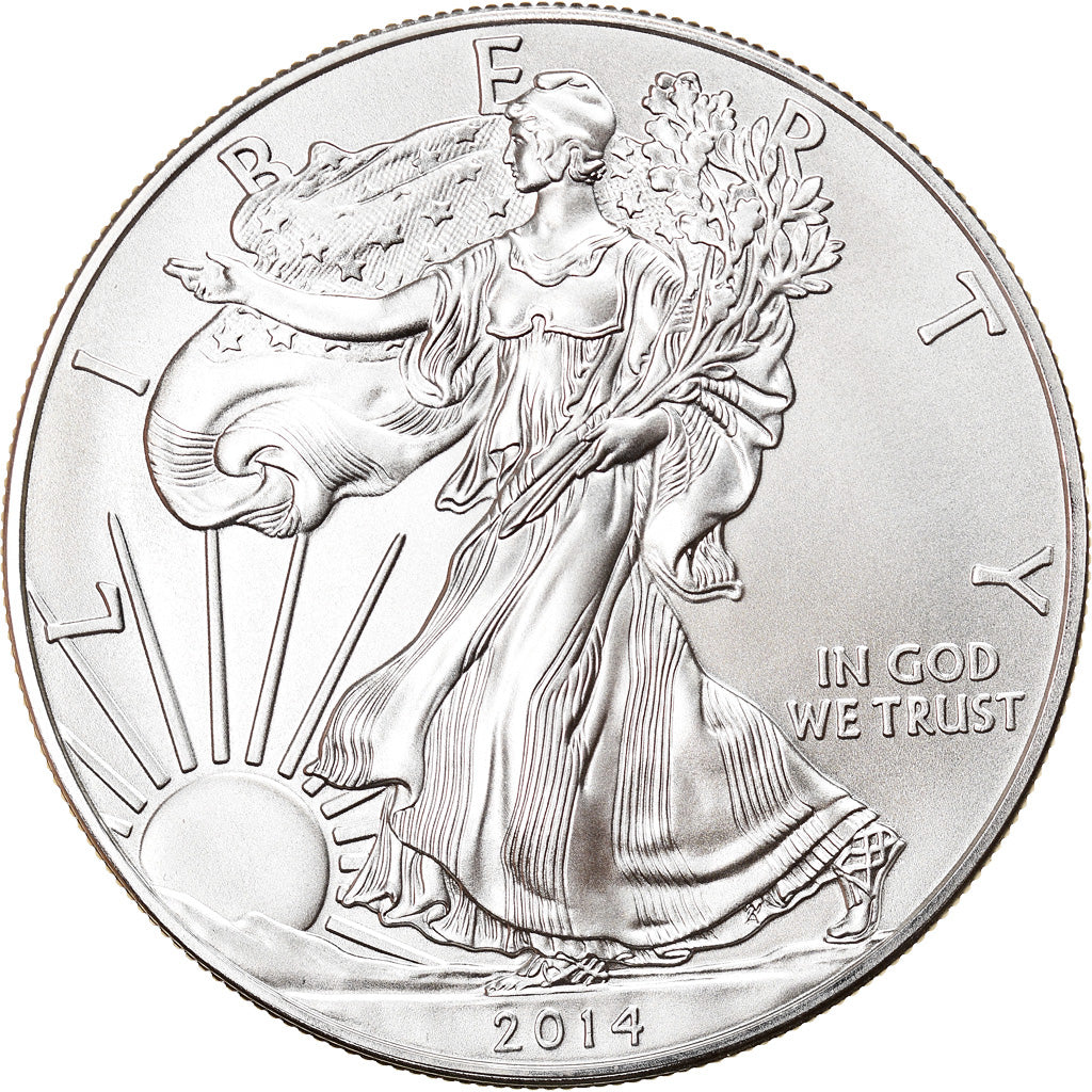 Coin, United States, 1 Dollar, 2014, MS(65-70), Silver, KM:New