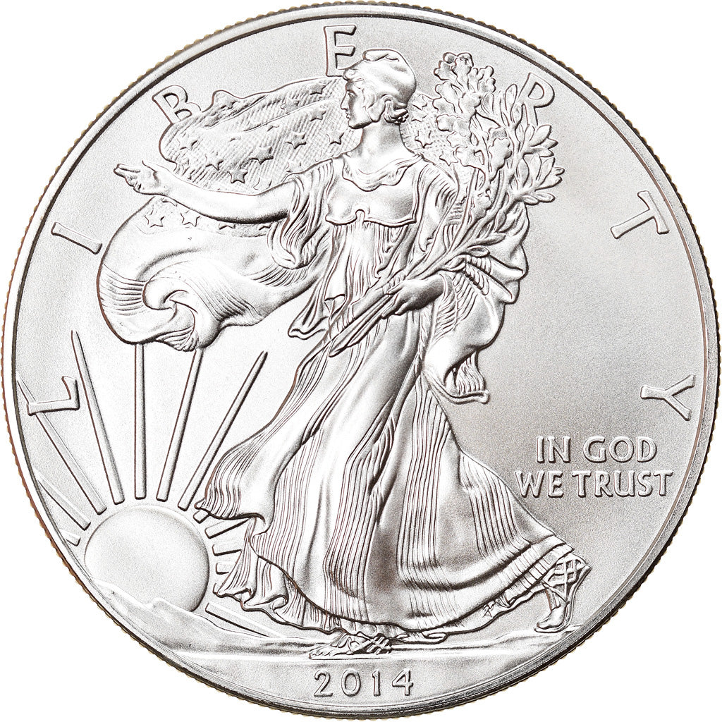 Monnaie, États-Unis, 1 Dollar, 2014, FDC, Argent, KM:New