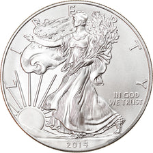 Moneta, Stati Uniti, Silver Eagle, Dollar, 2014, 1 Oz, FDC, Argento