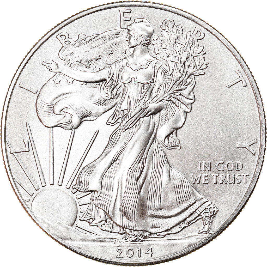 Coin, United States, 1 Dollar, 2014, MS(65-70), Silver, KM:New