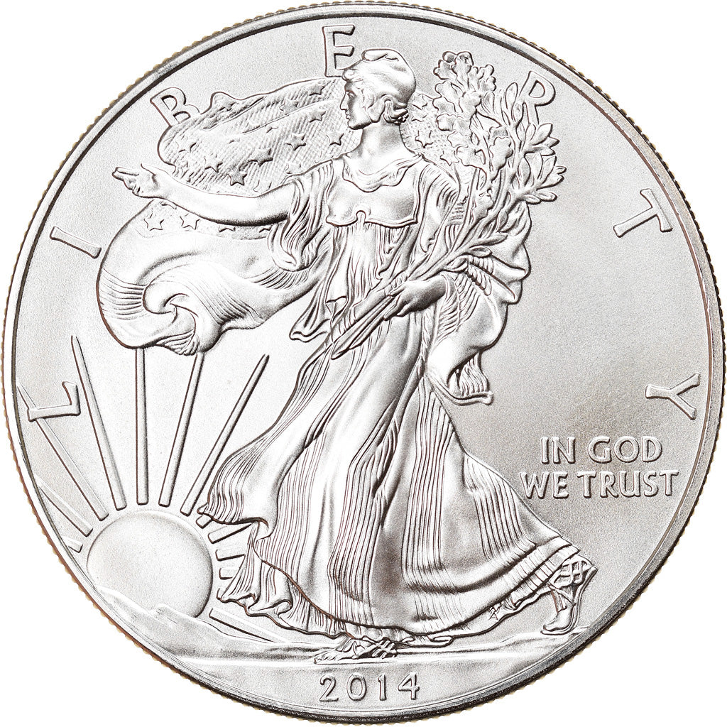 Coin, United States, 1 Dollar, 2014, MS(65-70), Silver, KM:New