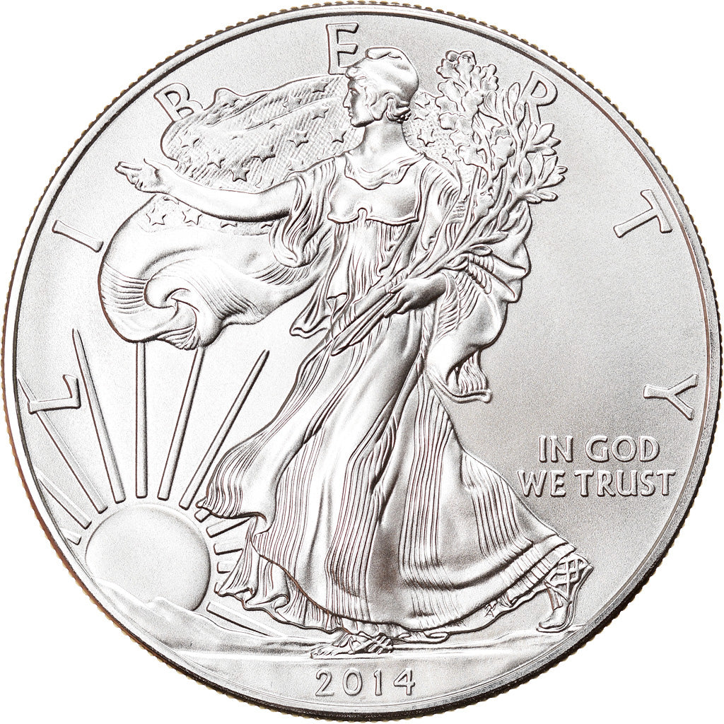 Coin, United States, 1 Dollar, 2014, MS(65-70), Silver, KM:New