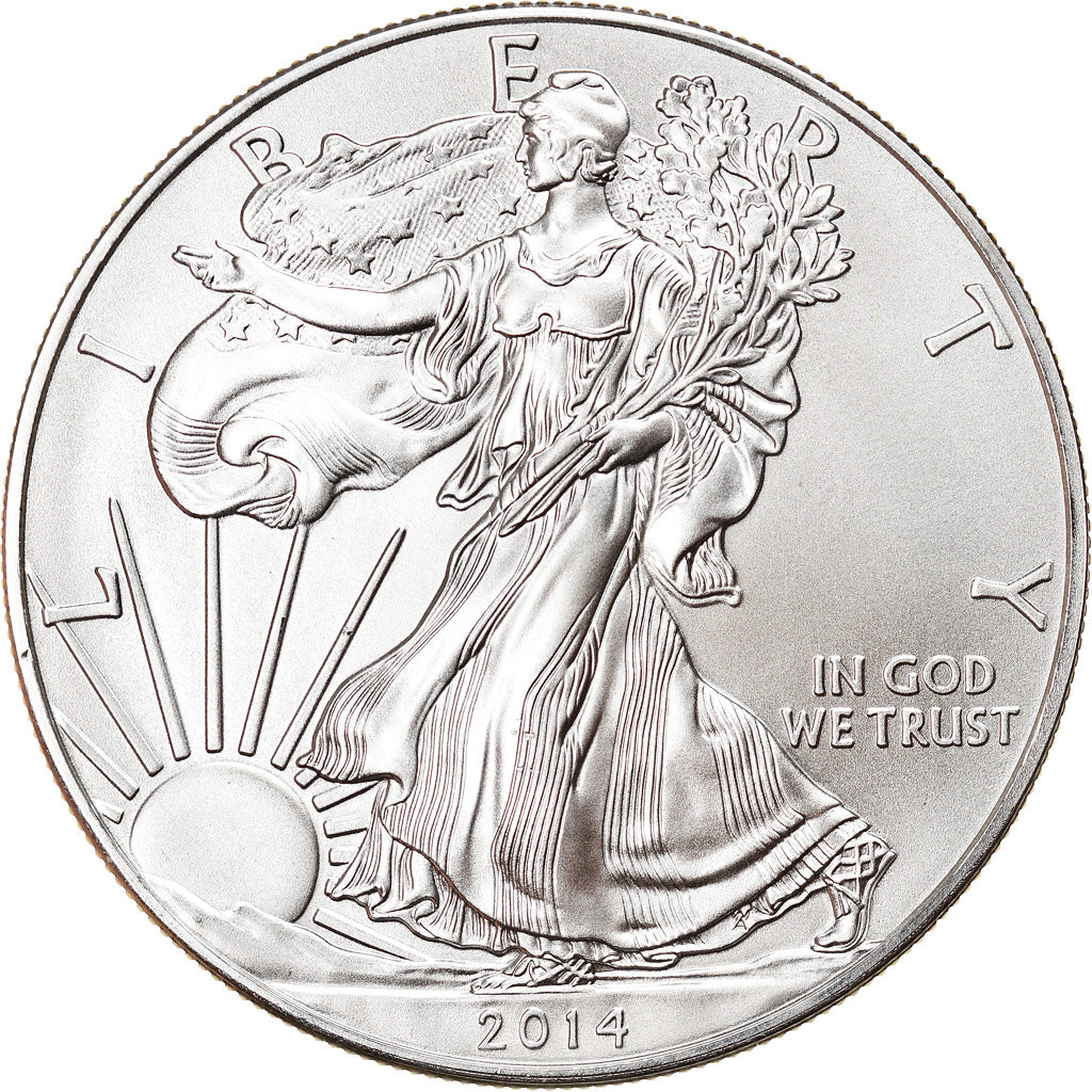 Coin, United States, 1 Dollar, 2014, MS(65-70), Silver, KM:New