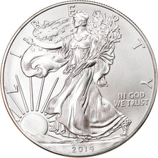 Coin, United States, 1 Dollar, 2014, MS(65-70), Silver, KM:New