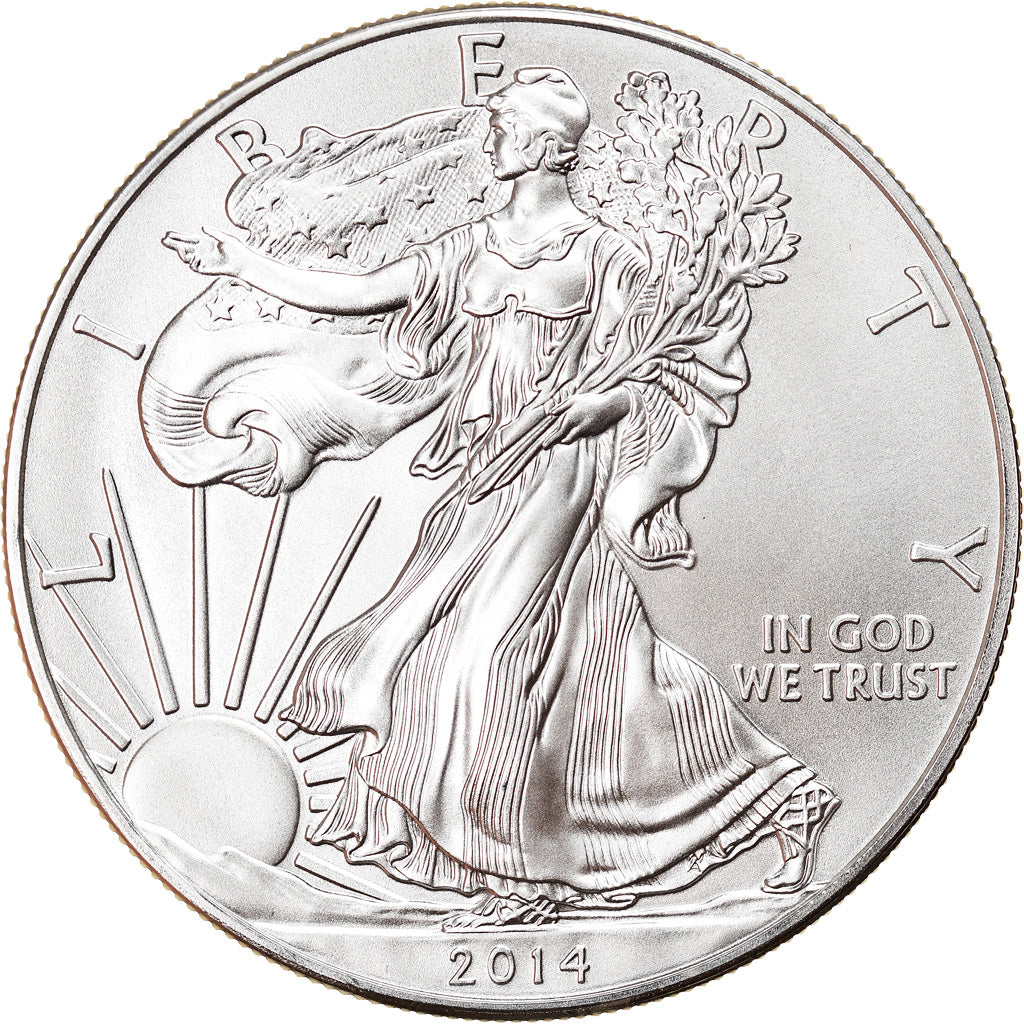 Coin, United States, 1 Dollar, 2014, MS(65-70), Silver, KM:New