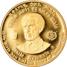 Coin, Ethiopia, Haile Selassie, 10 Dollars, 1966, MS(65-70), Gold, KM:38