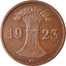 Coin, GERMANY, WEIMAR REPUBLIC, Rentenpfennig, 1923, Karlsruhe, EF(40-45)