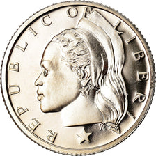 Coin, Liberia, 25 Cents, 1973, MS(65-70), Copper-nickel, KM:16a.2