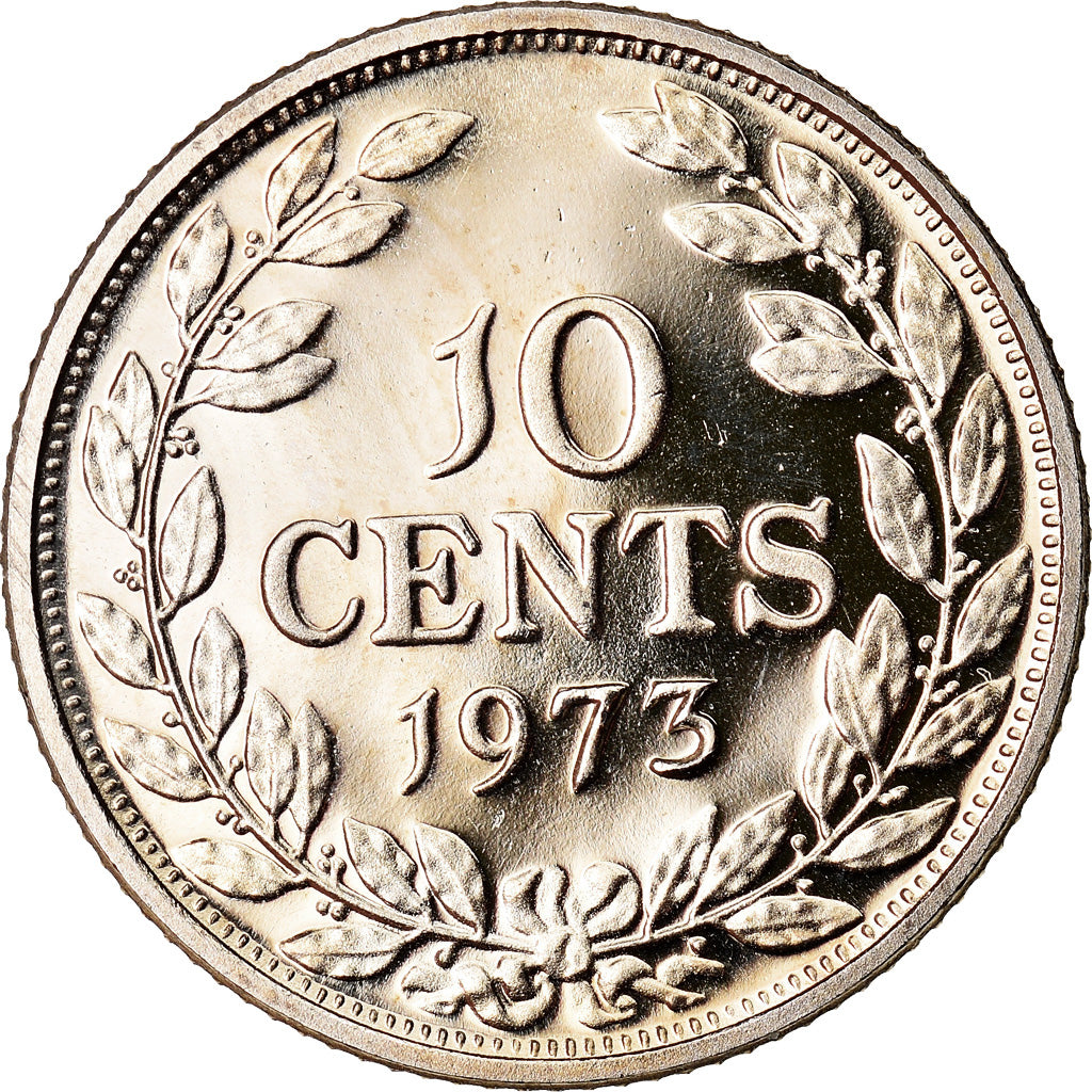 Coin, Liberia, 10 Cents, 1973, MS(65-70), Copper-nickel, KM:15a.2