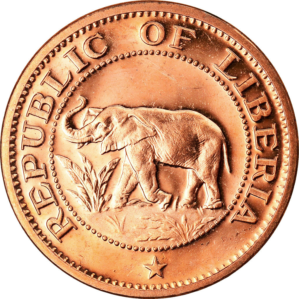 Moneta, Liberia, Cent, 1973, FDC, Bronzo, KM:13