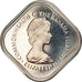 Coin, Bahamas, Elizabeth II, 15 Cents, 1973, Franklin Mint, U.S.A., MS(64)