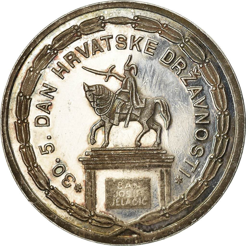 Croatia, Medal, San Josif Jelacic, Politics, Society, War, AU(50-53), Silver