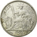 Moneda, Indochina francesa, Piastre, 1902, Paris, MBC, Plata, Lecompte:285