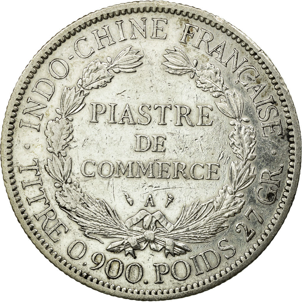 Coin, French Indochina, Piastre, 1902, Paris, EF(40-45), Silver, Lecompte:285
