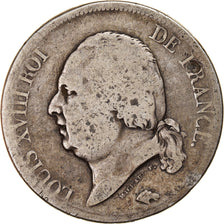Munten, Frankrijk, Louis XVIII, Louis XVIII, 5 Francs, 1816, Perpignan, FR