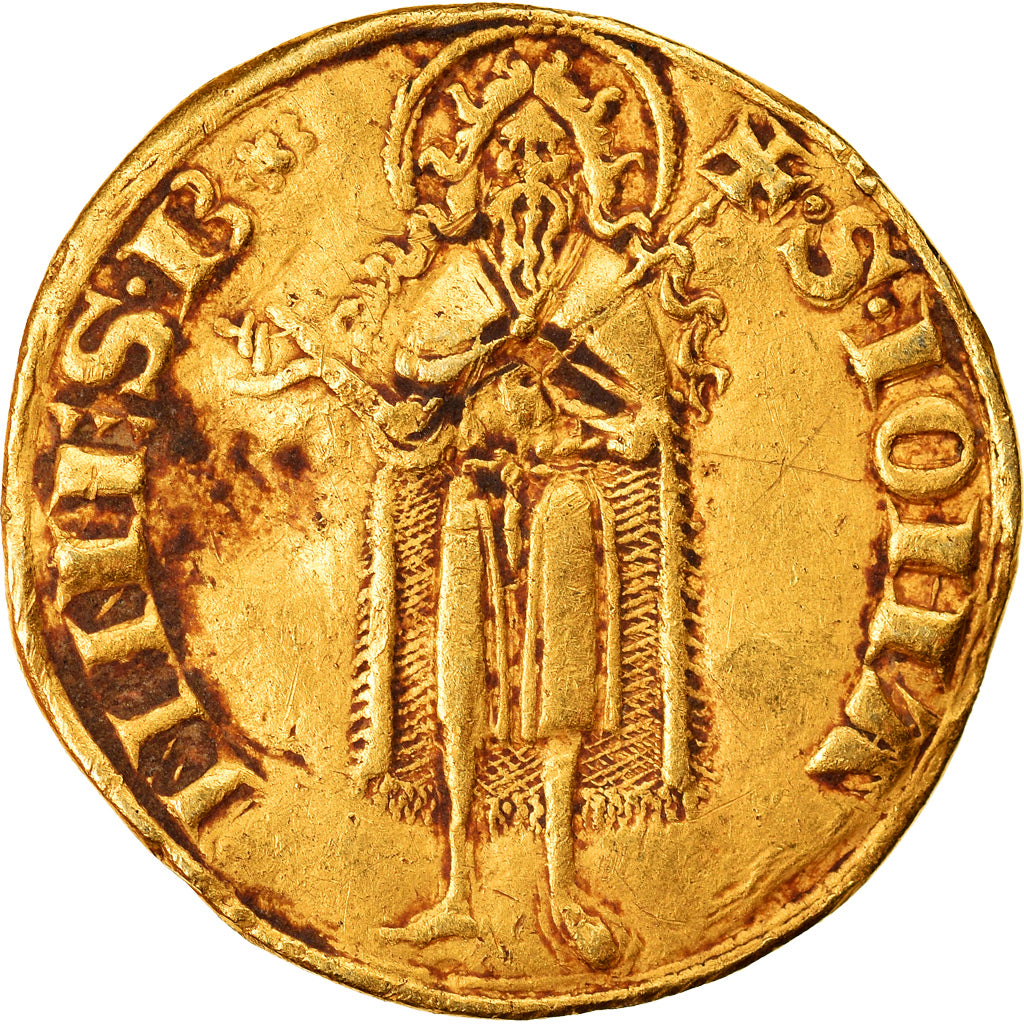 Monnaie, Italie, Florin Saint Jean Baptiste, Florin, Florence, TB+, Or