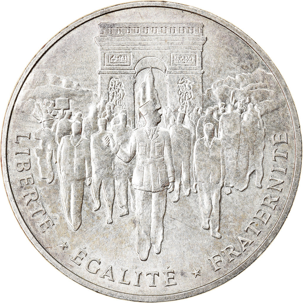 Moneta, Francia, Libération de Paris, 100 Francs, 1994, SPL-, Argento
