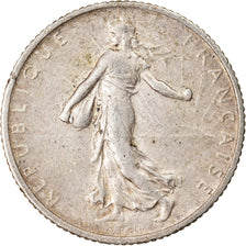 Coin, France, Semeuse, Franc, 1914, Paris, EF(40-45), Silver, KM:844.1