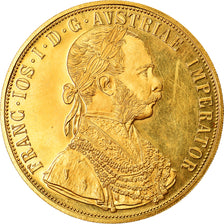 Austria, Franz Joseph I, 4 Ducat, 1915, Restrike, MS(60-62), Gold, KM:2276