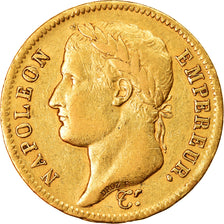 Moneta, Francja, Napoléon I, 40 Francs, 1811, Paris, EF(40-45), Złoto