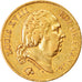 Coin, France, Louis XVIII, 40 Francs, 1818, Lille, VF(30-35), Gold, KM 713.6