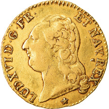 Moeda, França, Louis XVI, Louis d'or à la tête nue, Louis d'Or, 1788, Lille