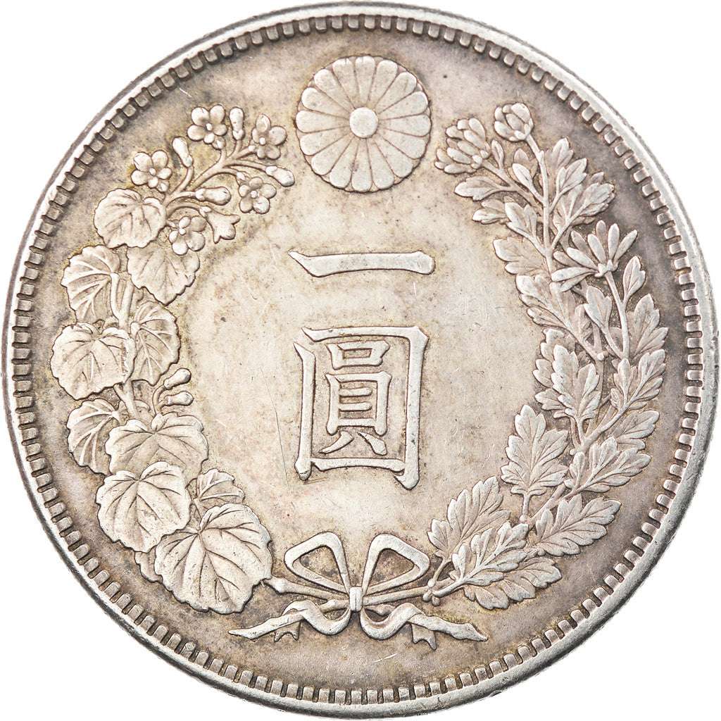 Coin, Japan, Yoshihito, Yen, 1914, EF(40-45), Silver, KM:38