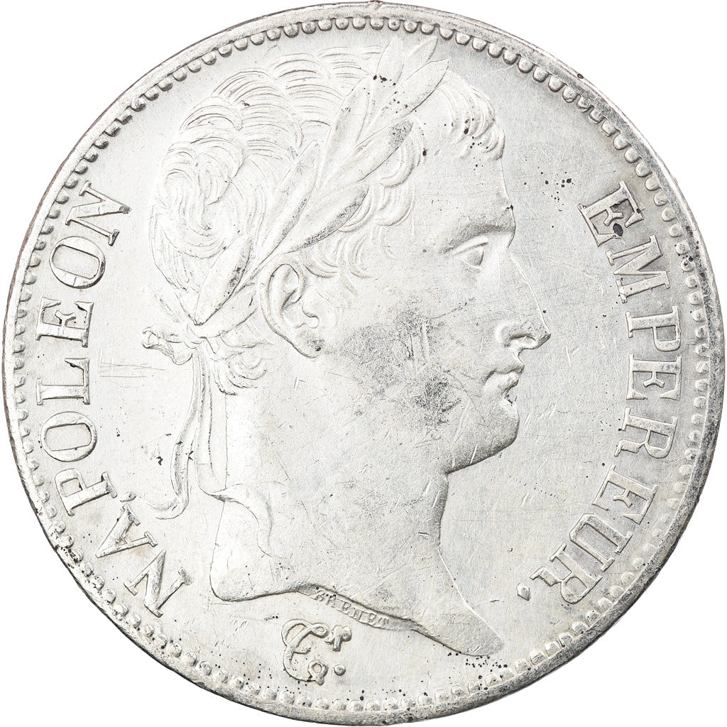 Moneda, Francia, Napoleon I, Napoléon I, 5 Francs, 1810, Paris, MBC+, Plata