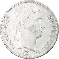 Moneda, Francia, Napoleon I, Napoléon I, 5 Francs, 1810, Paris, MBC+, Plata