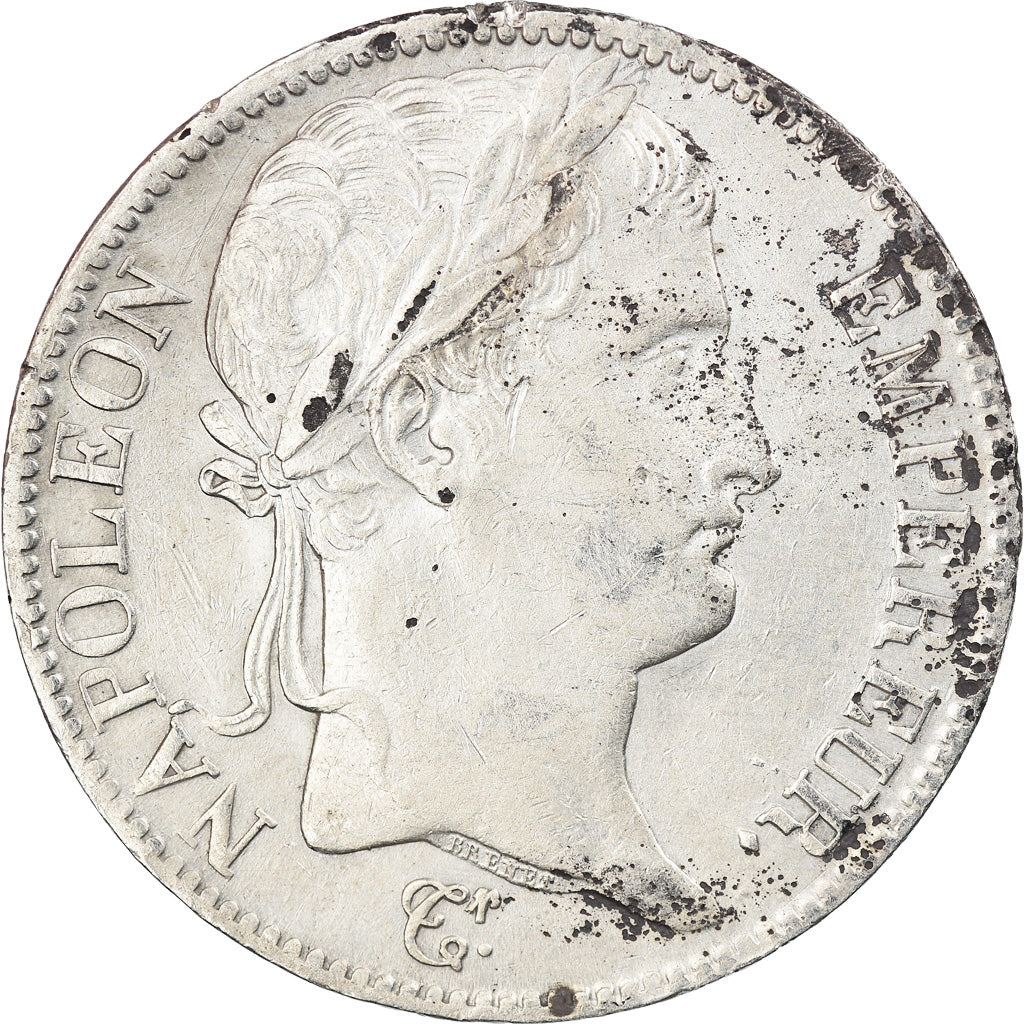 Moneta, Francia, Napoléon I, 5 Francs, 1811, Rouen, BB, Argento, KM:694.2