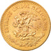 Mexiko, 20 Pesos, 1919, Mexico City, VZ, Gold, KM:478