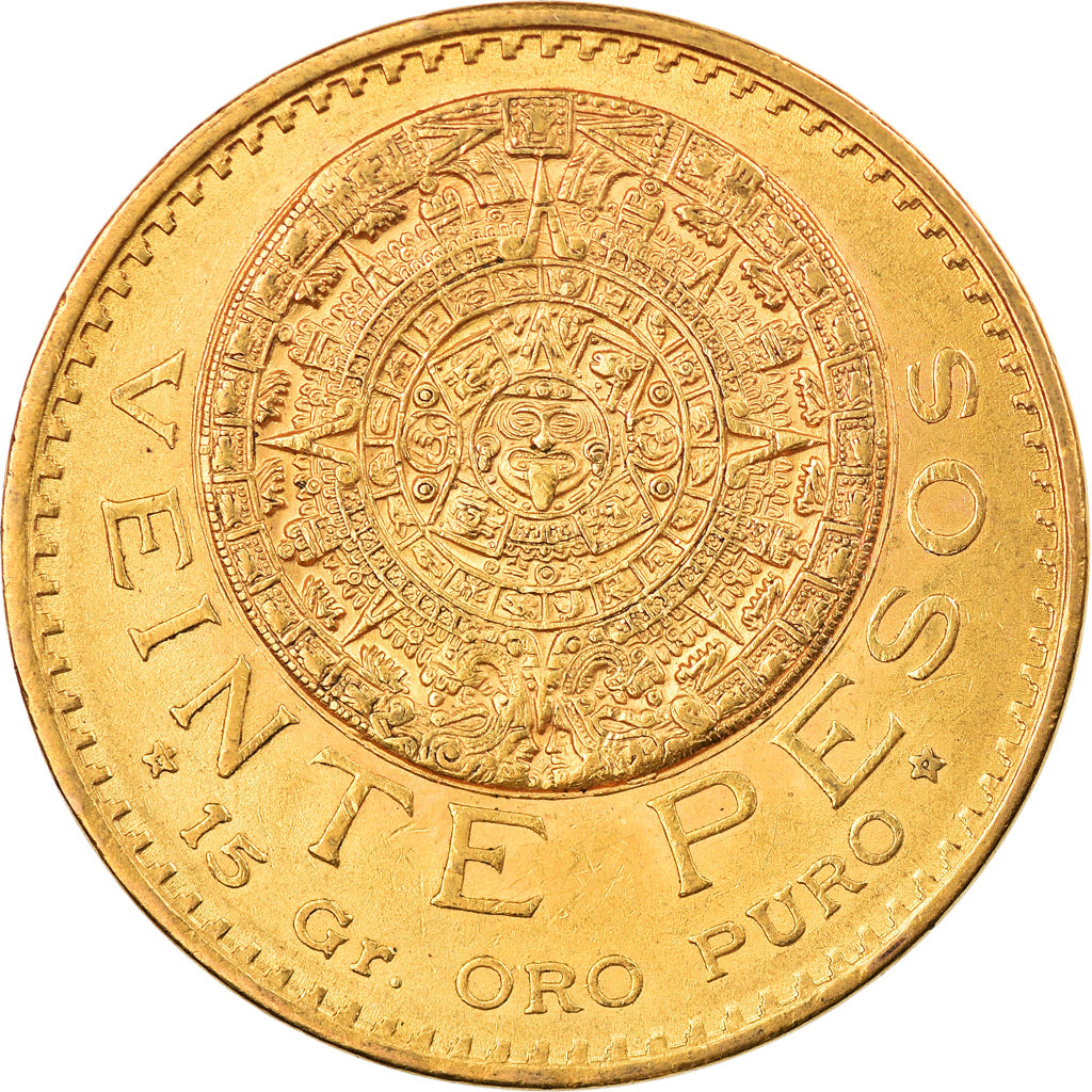 Moneda, México, 20 Pesos, 1921, Mexico City, EBC, Oro, KM:478