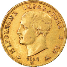 Coin, ITALIAN STATES, KINGDOM OF NAPOLEON, Napoleon I, 40 Lire, 1814, Milan