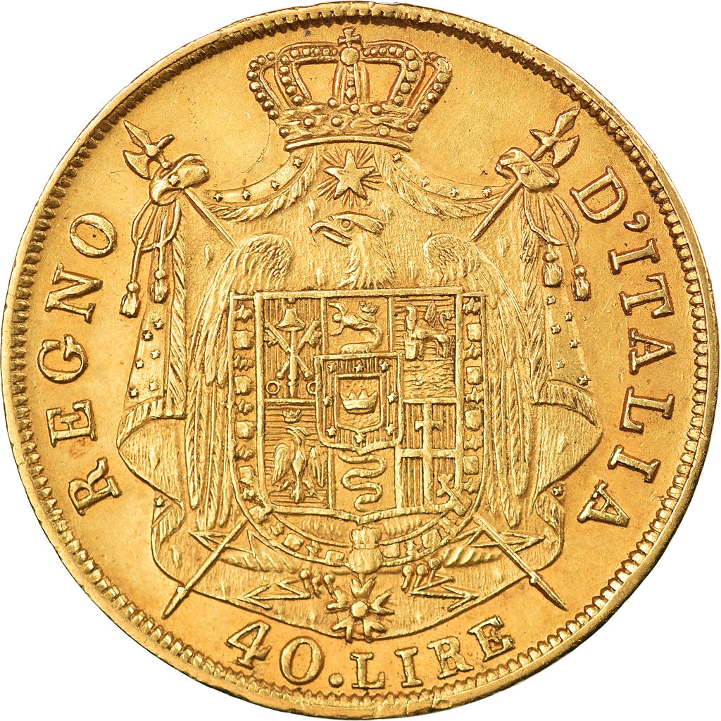 Coin, ITALIAN STATES, KINGDOM OF NAPOLEON, Napoleon I, Napoléon I, 40 Lire
