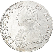 Coin, France, Louis XVI, Écu de Béarn aux branches d'olivier, Ecu, 1784, Pau
