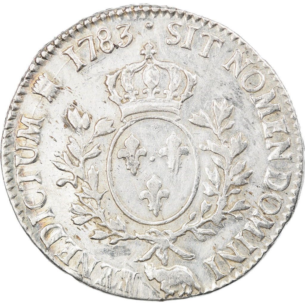 Monnaie, France, Louis XVI, Écu de Béarn aux branches d'olivier, Ecu, 1783
